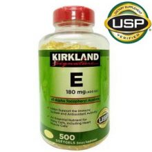Viên uống bổ sung Vitamin E 400 IU Kirkland Signature 500v của Mỹ